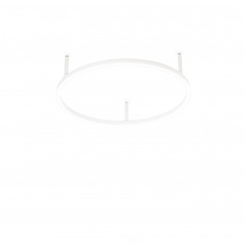 Ideal lux Plafoniera led circolare piccola con montatura sottile in alluminio Oracle Slim Round