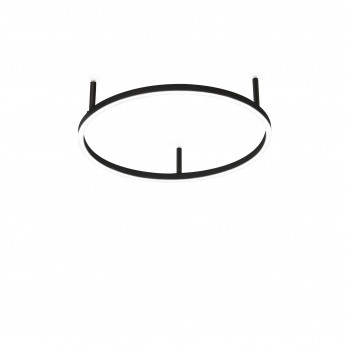 Ideal lux Plafoniera led circolare piccola con montatura sottile in alluminio Oracle Slim Round