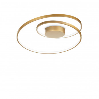 Ideal lux Plafoniera moderna a led circolare montatura in metallo e diffusore in acrilico Oz