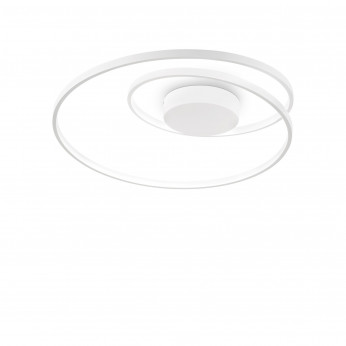 Ideal lux Plafoniera moderna a led circolare montatura in metallo e diffusore in acrilico Oz