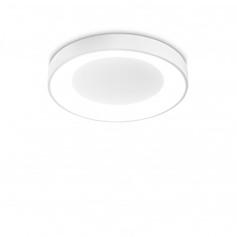 Ideal lux Plafoniera piccola a led con struttura in metallo riflettente rotonda Planet