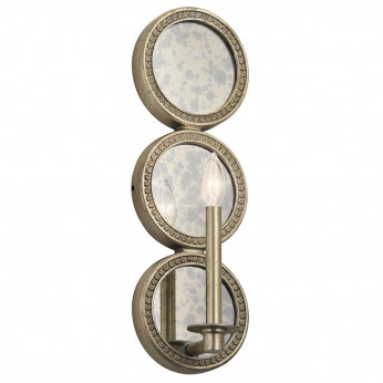 Kichler Applique da parete dal design classico con struttura in acciaio a 1 luce Rosalie