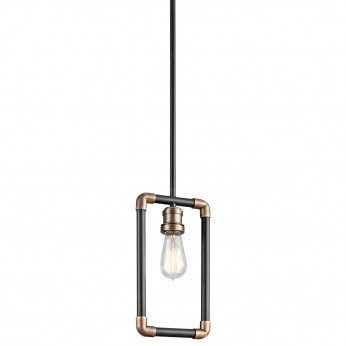 Kichler Lampada a sospensione con 1 una luce singola struttura in acciaio Imahn