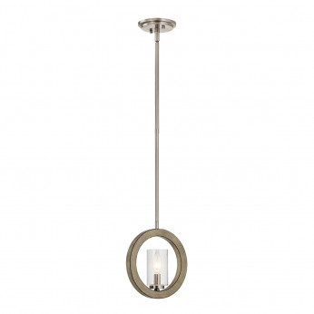 Kichler Lampada a sospensione con diffusore pendente singolo in vetro dal design moderno Grand Bank