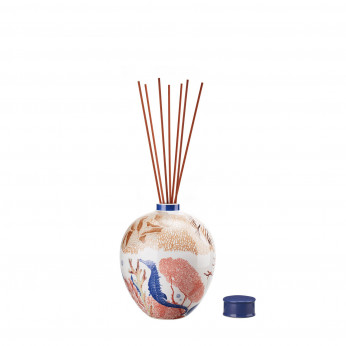 L'Oca Nera Diffusore a bastoncini in ceramica decorata con design marino elegante Orizzonti