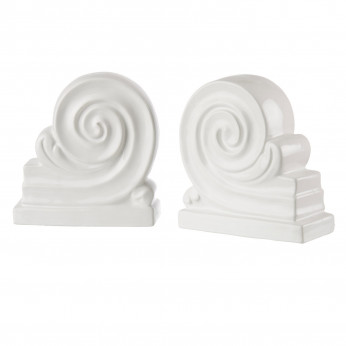 L'Oca Nera Fermalibri in ceramica a forma di capitello Fashion