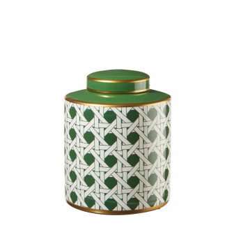 L'Oca Nera Giara con coperchio in ceramica Ethno Chic