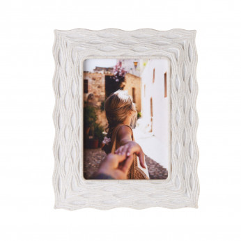 L'Oca Nera Portafoto rettangolare grande in resina dal design moderno Neo Classic