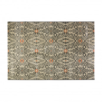 L'Oca Nera Tappeto in tessuto con decoro a rilievo 160x230 Ethno Chic