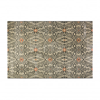 L'Oca Nera Tappeto in tessuto con decoro a rilievo 200x290 Ethno Chic