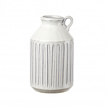 L'Oca Nera Vaso grande con manico internamente in ceramica decorata a mano Modern Country