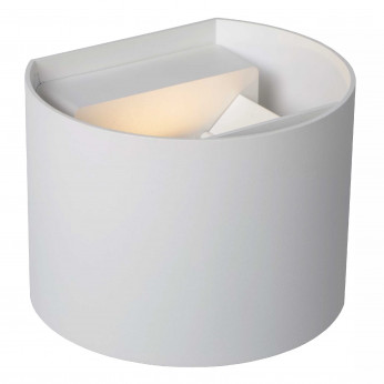 Lucide Applique da parete a led e struttura arrotondata in metallo dal design moderno Axi