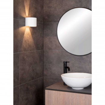 Lucide Applique da parete a led e struttura arrotondata in metallo dal design moderno Axi