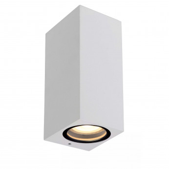 Lucide Applique da esterno con struttura alta in alluminio cubica dal design moderno Zaro