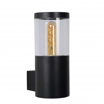 Lucide Applique da esterno con struttura moderna in acciaio e diffusore in vetro Fedor