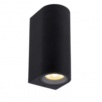 Lucide Applique da esterno struttura alta in alluminio arrotondata dal design moderno Zaro