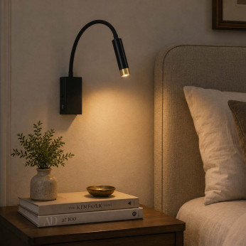 Lucide Applique da parete a LED con presa USB e Anelli intercambiabili inclusi Alec
