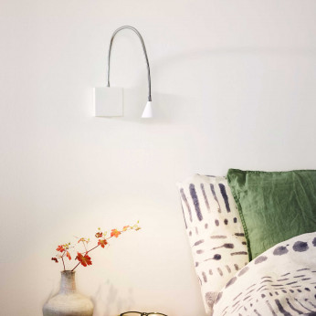 Lucide Applique da parete a LED con struttura in metallo e diffusore orientabile Buddy