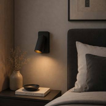 Lucide Applique da parete con diffusore in alluminio orientabile dal design moderno Clubs