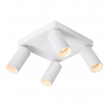 Lucide Faretti da soffitto con struttura in alluminio orientabile dal design moderno Clubs