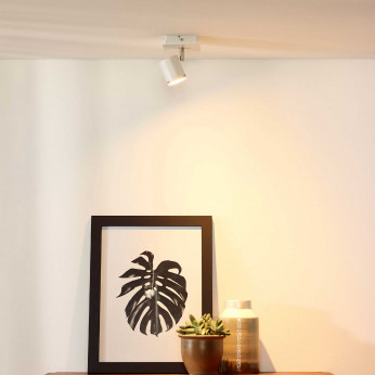 Lucide Faretto a LED dimmerabile struttura in metallo moderna e diffusore orientabile Rilou