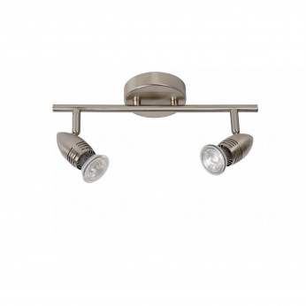 Lucide Faretto a LED in metallo con doppio diffusore orientabile dal design moderno Caro