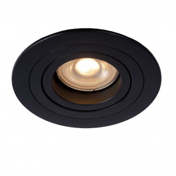 Lucide Faretto da incasso rotondo struttura in alluminio moderna diffusore orientabile Tube