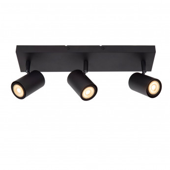 Lucide Faretto da soffitto con struttura in metallo e triplo diffusore orientabile Amigo