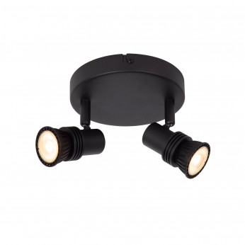 Lucide Faretto da soffitto in metallo con doppio diffusore orientabile Kianti