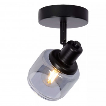 Lucide Faretto dal design moderno in metallo e diffusore orientabile in vetro Bjorn