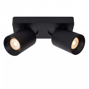Lucide Faretto in alluminio con doppio LED orientabile e dimmerabile dal design moderno Nigel