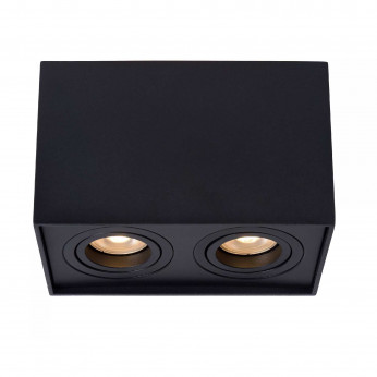 Lucide Faretto quadrato struttura moderna in alluminio con doppio diffusore orientabile Tube