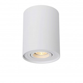 Lucide Faretto rotondo con struttura moderna in alluminio con diffusore orientabile Tube