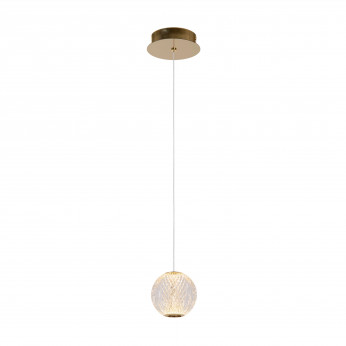 Lucide Lampada a sospensione con diffusore in vetro a LED dal design moderno Cintra
