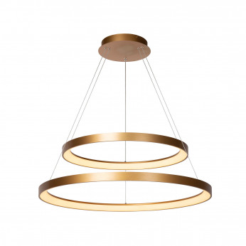 Lucide Lampada a sospensione con doppio led rotondo dal design moderno ed elegante Vidal