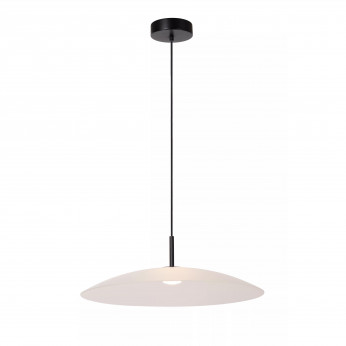 Lucide Lampada a sospensione in metallo con paralume grande in vetro dal design moderno Menga