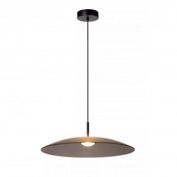 Lucide Lampada a sospensione in metallo con paralume grande in vetro dal design moderno Menga
