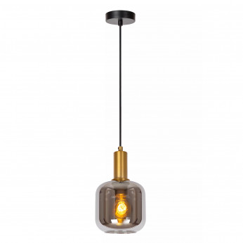 Lucide Lampada a sospensione in metallo dal design moderno con diffusore in vetro Joanet