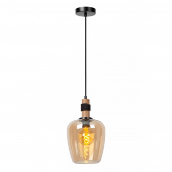 Lucide Lampada a sospensione moderna con diffusore grande pendente in vetro Ilona