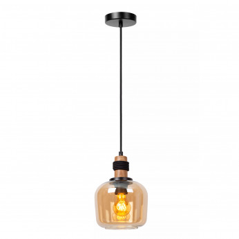 Lucide Lampada a sospensione moderna con diffusore pendente in vetro Ilona