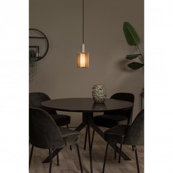 Lucide Lampada a sospensione moderna con singolo diffusore in alluminio Lambre