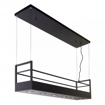 Lucide Lampada a sospensione struttura in metallo con 6 diffusori dal design moderno Miravelle