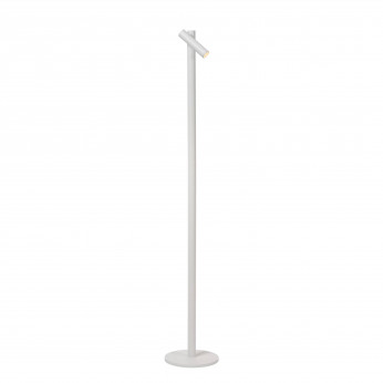 Lucide Lampada da lettura da terra ricaricabile in metallo diffusore a LED dimmerabile Antrim
