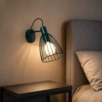 Lucide Lampada da parete con struttura e paralume in metallo dal design moderno Macarons