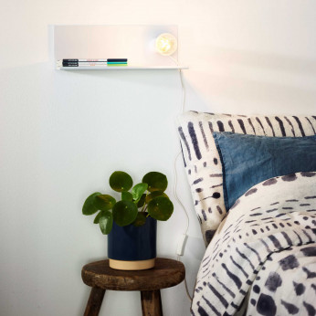 Lucide Lampada da parete da camera da letto struttura in metallo dal design moderno Sebo