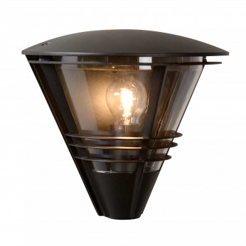 Lucide Lampada da parete per esterno con struttura in alluminio e diffusore in vetro Livia