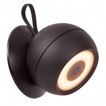 Lucide Lampada da parete ricaricabile da esterno con diffusore a LED dal design moderno Lunex
