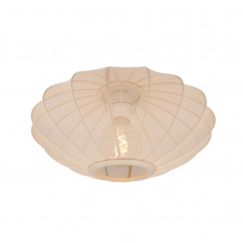 Lucide Lampada da soffitto in metallo e paralume in tessuto dal design moderno Corina