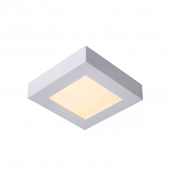 Lucide Lampada da soffitto media quadrata in alluminio diffusore a led dimmerabile Brice LED