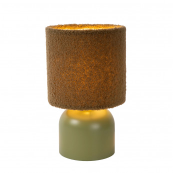 Lucide Lampada da tavolo con paralume in cotone dal design moderno Woolly